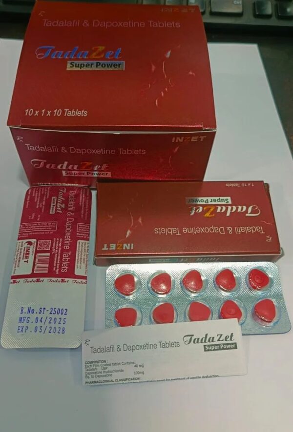 超級紅魔 TADAZET SUPER POWER 超級他達雙效錠 台灣現貨正品